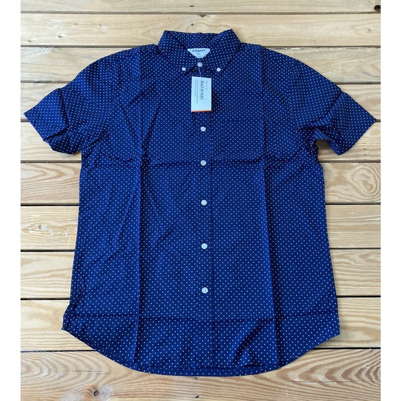 Old Navy Other - NWT OLD NAVY Polka Dot Button Up Shirt Medium